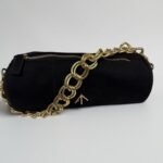 Süet Çanta - Siyah