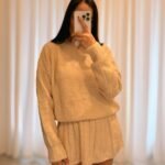 Triko Etekli Takım - Bej