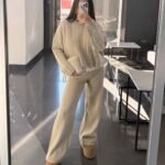 Saç Örgülü Premium Takım - Bej