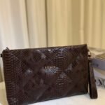 Beymen Timsah Desenli Şık El Çantası – Kahverengi