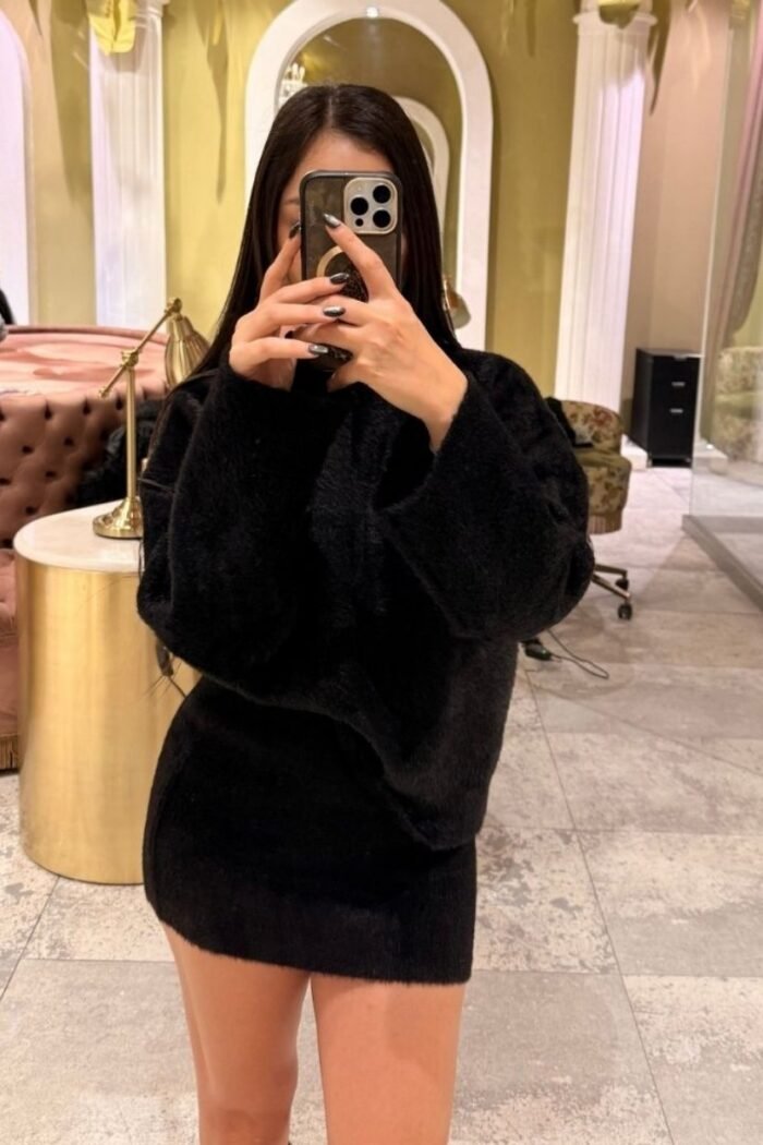 Sakallı Etek Takım - Siyah - Görsel 2