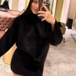 Sakallı Etek Takım - Siyah